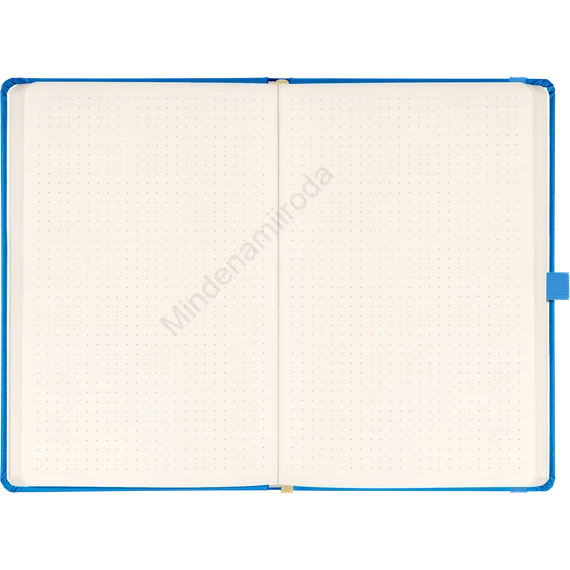 Klasszikus notesz Taggia borítással Blue, pontozott, 13x21cm, Presco