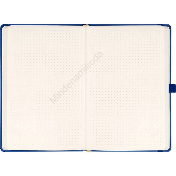 Klasszikus notesz Taggia borítással Dark blue, pontozott, 13x21cm, Presco