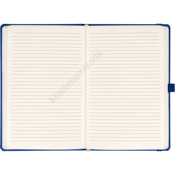 Klasszikus notesz Taggia borítással Dark blue, vonalas, 13x21cm, Presco