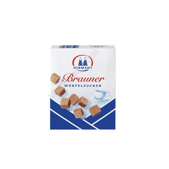 Kockacukor 500g barna
