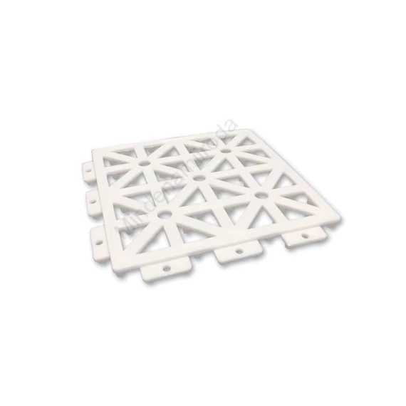 Lábrács szett zuhanyzóba 15 x 15 cm 6 db/csomag fehér
