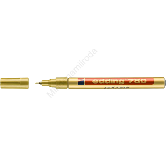 Lakkmarker 0,8mm, kerek Edding 780 arany