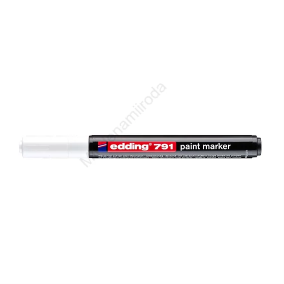 Lakkmarker 1-2mm, kerek Edding 791 fehér
