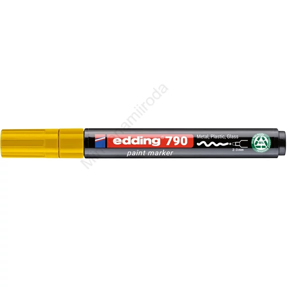 Lakkmarker 2-3mm, kerek Edding 790 sárga