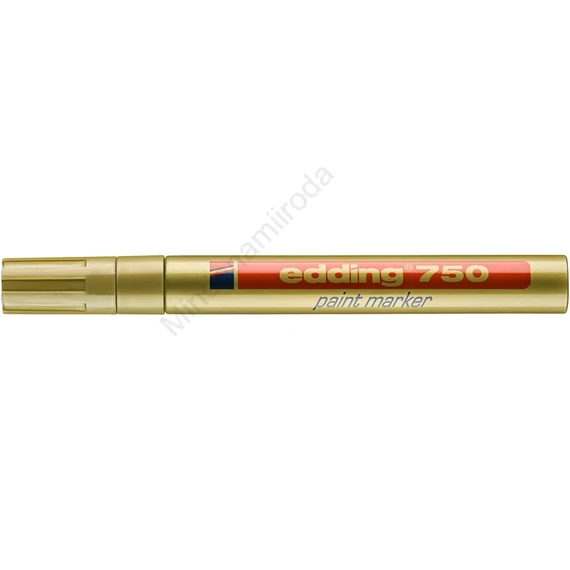 Lakkmarker 2-4mm, kerek Edding 750 arany