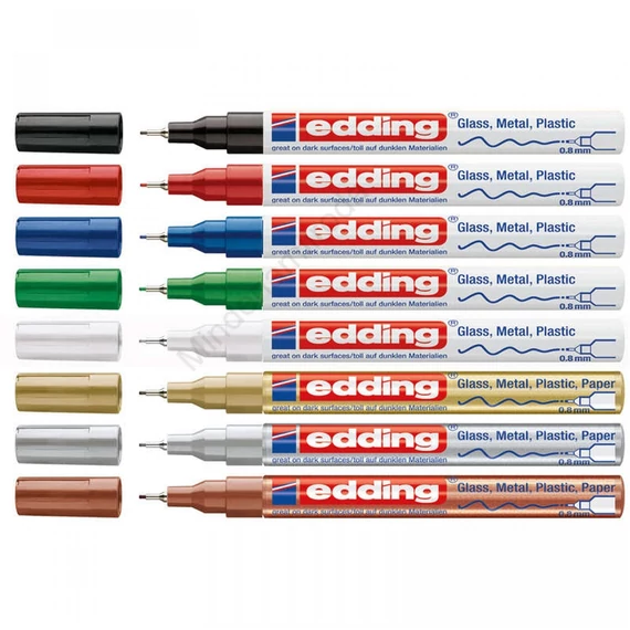Lakkmarker 0,8mm, kerek Edding 780 zöld