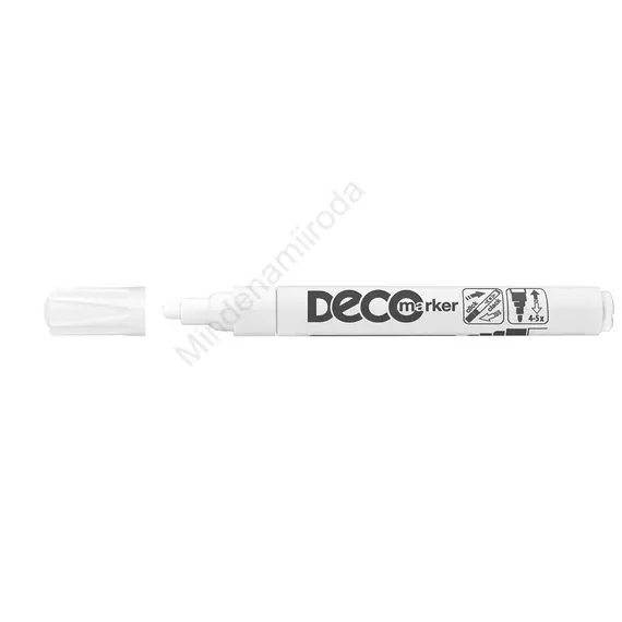 Lakkmarker, decomarker 2-4mm, kerek Ico fehér 