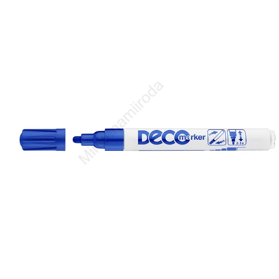 Lakkmarker, decomarker 2-4mm, kerek Ico kék
