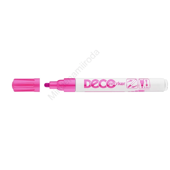 Lakkmarker, decomarker 2-4mm, kerek Ico rózsaszín