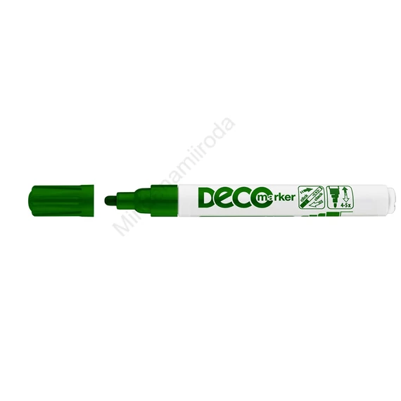 Lakkmarker, decomarker 2-4mm, kerek Ico zöld