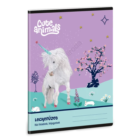 Leckefüzet A5, tűzött 38 lap Ars Una UNICORN 10db/csomag