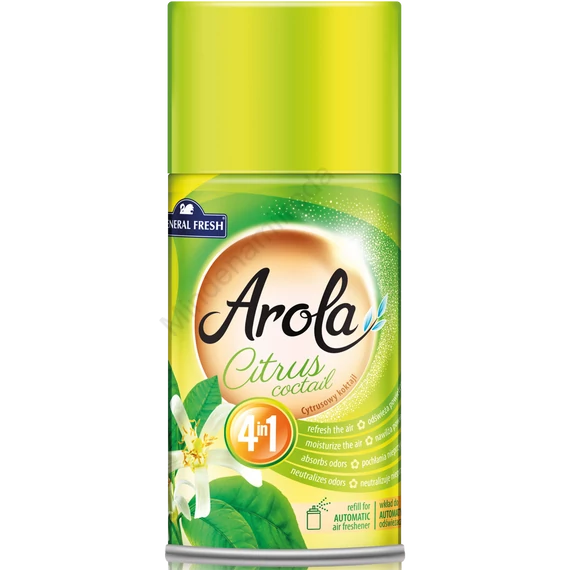 Légfrissítő spray utántöltő 250 ml Arola Citrus Coctail