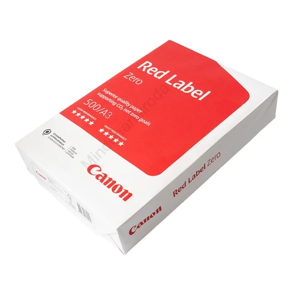 Másolópapír A3, 90g, Canon Red Label Zero 500ív/csom 4 csom/doboz