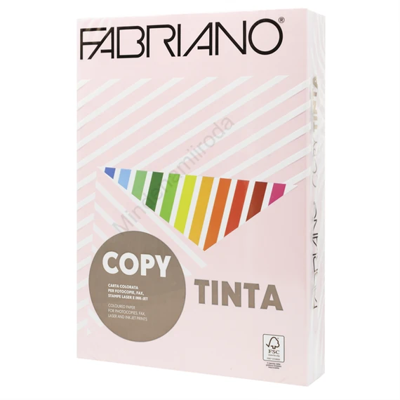 Másolópapír, színes, A3, 80g. Fabriano CopyTinta 250ív/csomag. pasztell púder rózsaszín/cipria