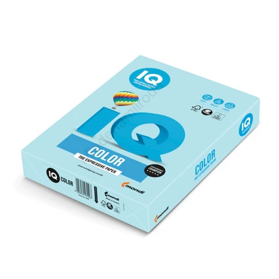 Másolópapír, színes, A3, 80g. IQ OBL70 500ív/csomag, pasztell jégkék