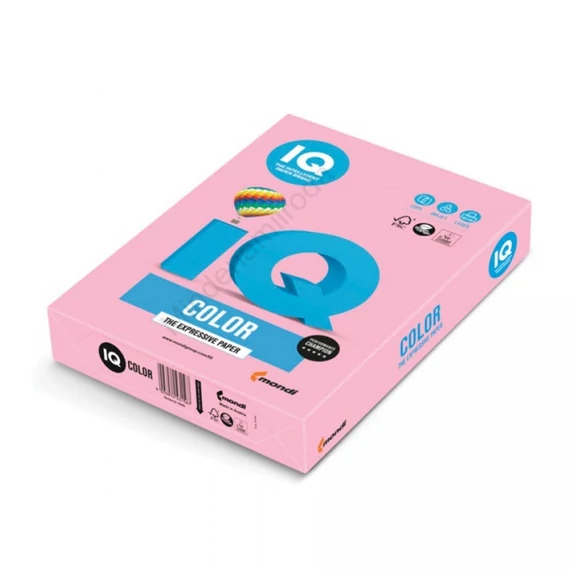 Másolópapír, színes, A3, 80g. IQ OPI74 500ív/csomag, pasztell flamingo rózsaszín pink