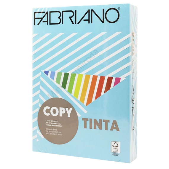 Másolópapír, színes, A4, 80g. Fabriano CopyTinta 500ív/csomag. intenzív égszínkék/cielo