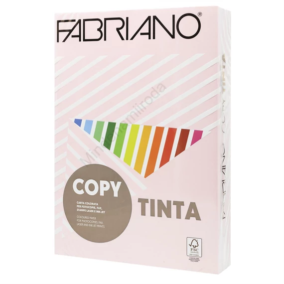 Másolópapír, színes, A4, 80g. Fabriano CopyTinta 500ív/csomag. pasztell púder rózsaszín/cipria