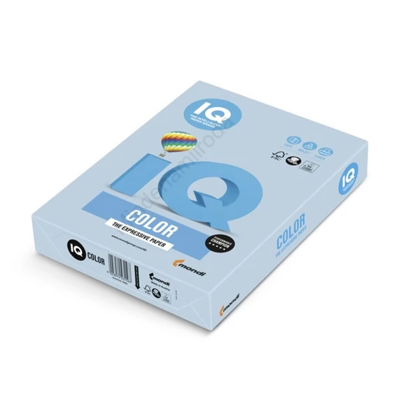 Másolópapír, színes, A4, 80g. IQ MB30 500ív/csomag, pasztell középkék