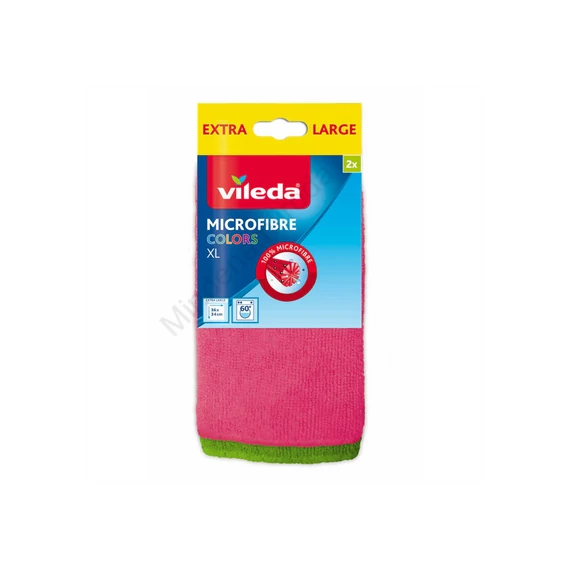Mikroszálas törlőkendő 2 db/csomag Vileda Color XL 2 színű_F16148