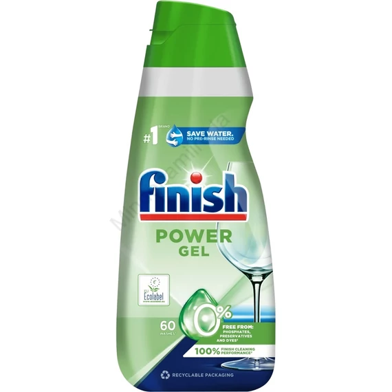 Gépi folyékony mosogatószer koncentrátum (60 mosás) 900 ml Finish ECO