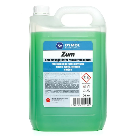 Mosogatószer 5 liter kézi Zum Zöld citrom