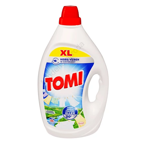 Mosógél 2,475 liter (55 mosás) fehér ruhákhoz Tomi