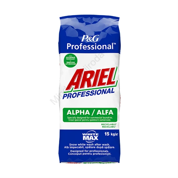Mosópor 15 kg Ariel Alfa Whitemax