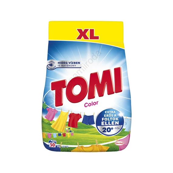 Mosópor 2,75 kg (50 mosás) színes ruhákhoz Tomi Color