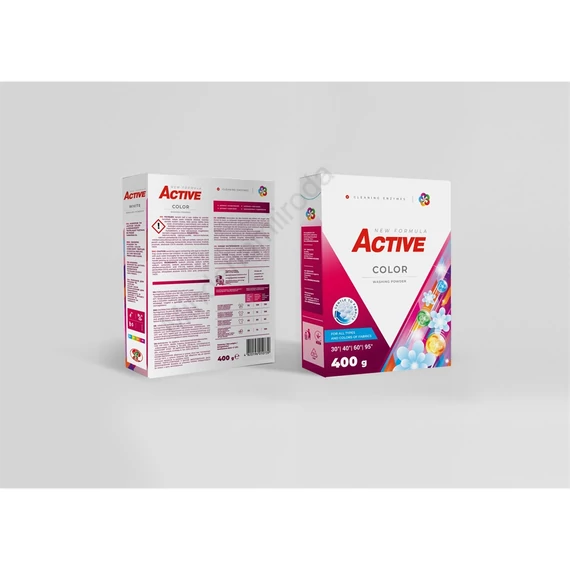 Mosópor 400 g (6 mosás) színes ruhákhoz Active Color