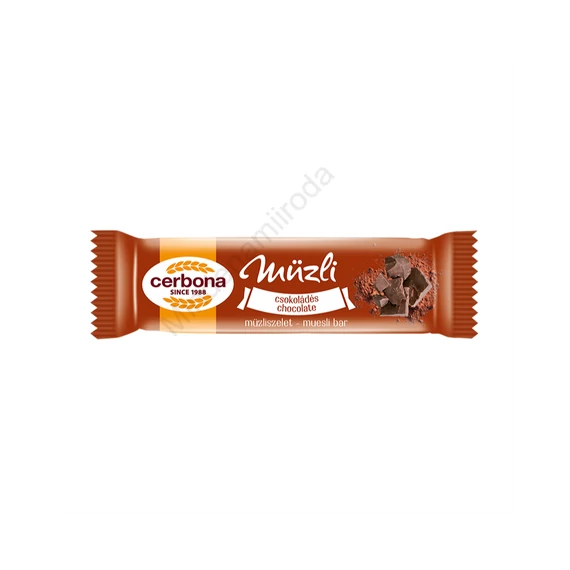 Müzliszelet 20 g, CERBONA, csokoládés