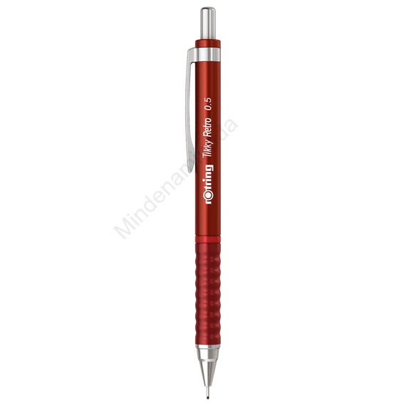 Nyomósirón 0,5mm, piros test, Rotring Tikky Retro