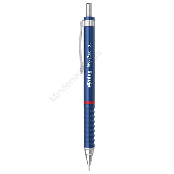 Nyomósirón 0,7mm, kék test, Rotring Tikky Retro