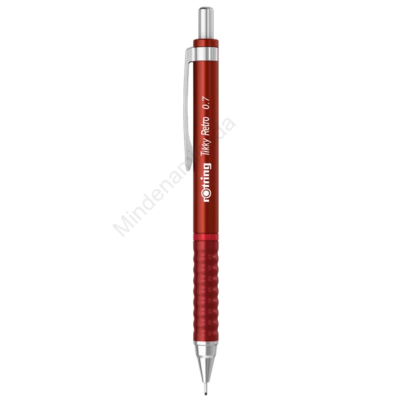 Nyomósirón 0,7mm, piros test, Rotring Tikky Retro