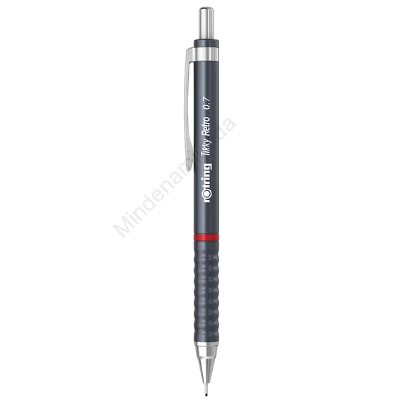 Nyomósirón 0,7mm, szürke test, Rotring Tikky Retro