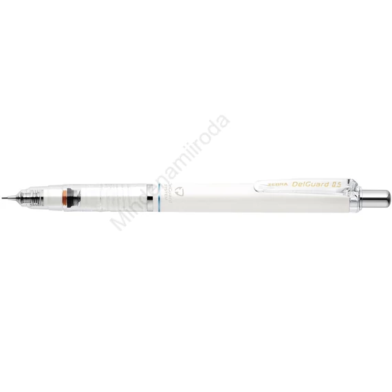 Nyomósirón 0,5 mm, Zebra DelGuard, fehér