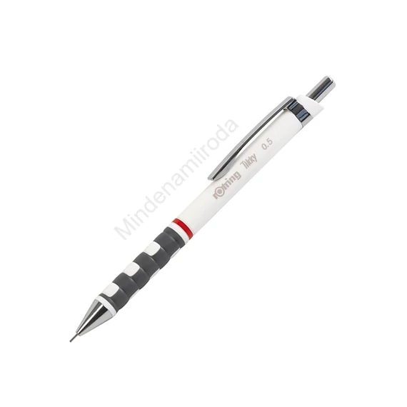 Nyomósirón 0,5mm, fehér test, Rotring Tikky