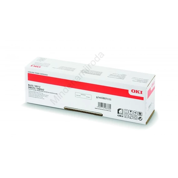 Oki B432/MB492 toner ORIGINAL 12K