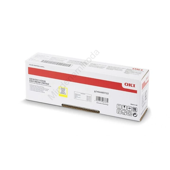 Oki C510/C530 toner yellow ORIGINAL 5K