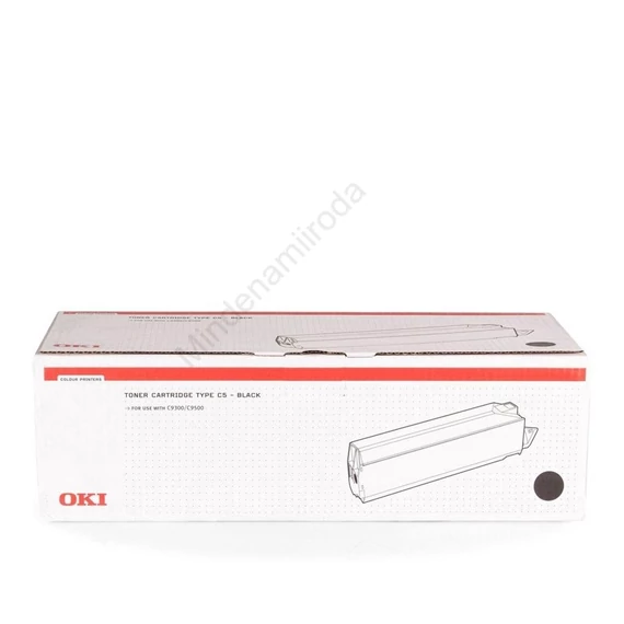 Oki C9300/TYPE C5 toner black ORIGINAL leértékelt