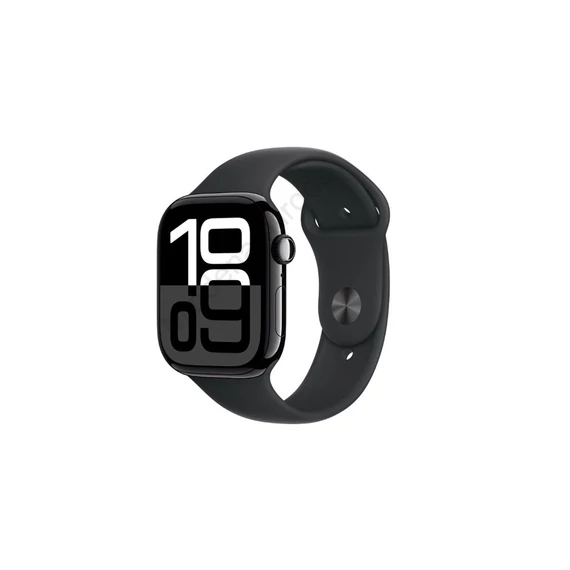 Okosóra APPLE Watch S10 Cellular 46mm Jet Black Alu Case with Black Sport Band - S/M