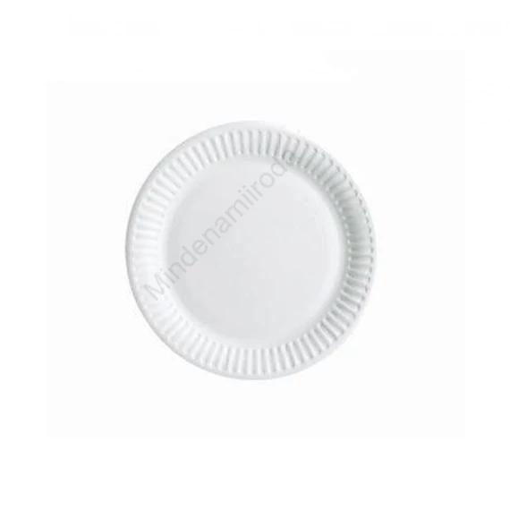 Papírtálca kerek átmérő 18 cm 50 db/csomag fehér