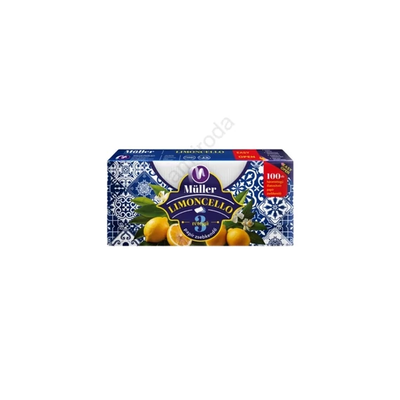 Papírzsebkendő 3 rétegű 100 db/csomag Limoncello
