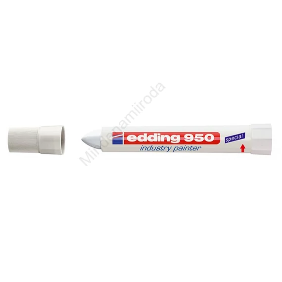 Alkoholos jelölő marker 10mm, kúpos Edding 950 fehér
