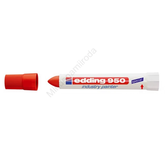 Alkoholos jelölő marker 10mm, kúpos Edding 950 piros
