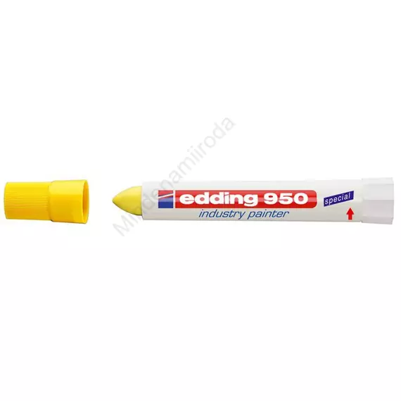 Alkoholos jelölő marker 10mm, kúpos Edding 950 sárga 