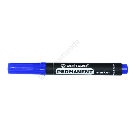 Alkoholos marker 2,5mm, kerek hegyű, Centropen 8566, kék