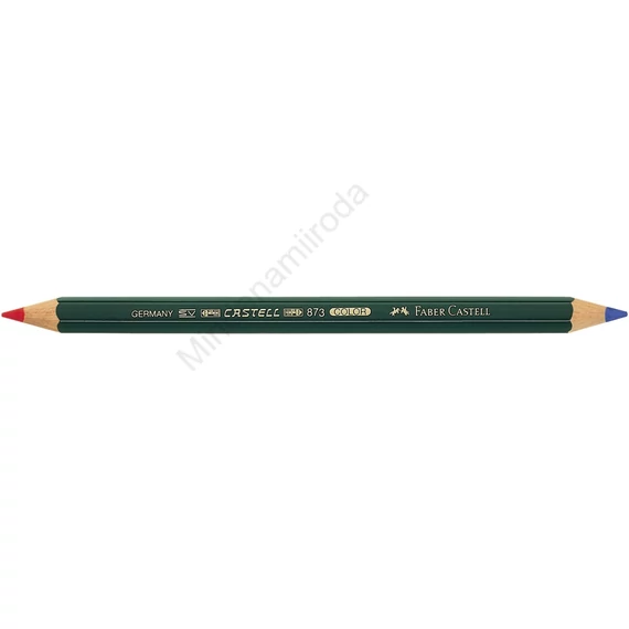 Postairon hatszögletű vastag 873 Faber-Castell piros-kék