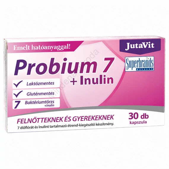 Probium 7 + inulin kapszula 30db JutaVit