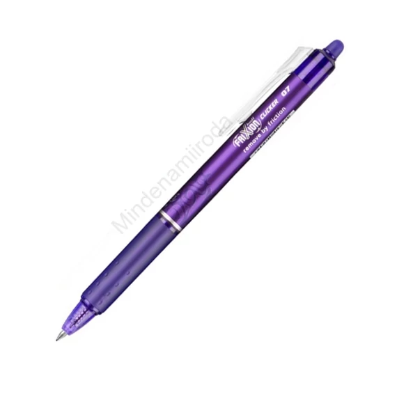 Rollertoll 0,7mm, törölhető Pilot Frixion Clicker, írásszín lila